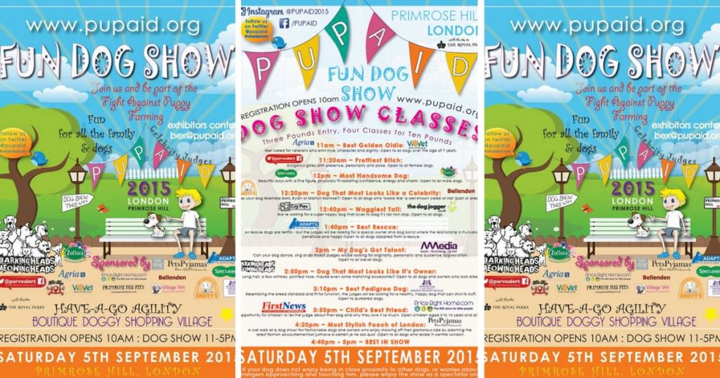 PupAid 2015: London’s Canines & Celebs Fight Puppy Farming