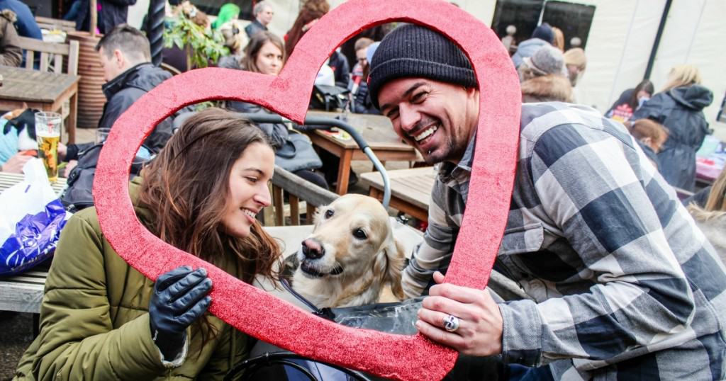 Puppy Love on the All Dogs Matter Valentines Day Dog Walk
